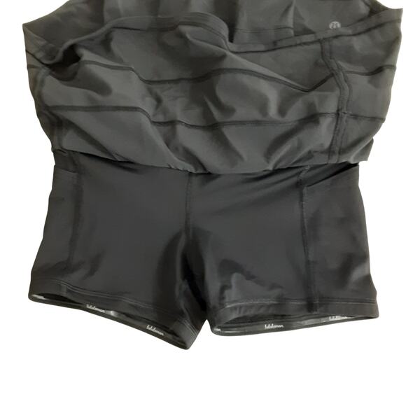 Lululemon Pace Rival Skirt Reg Mid Rise Skort Black Layered Tennis Skort Women 2 - Picture 3 of 10